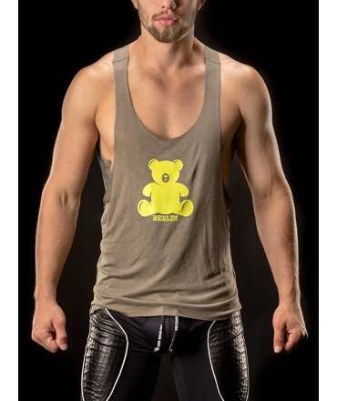 Manga Sisa Siguiente Tank Top, El Oso Del Ejército,129010