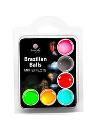 secret play set 6 brazilian balls mix efectos