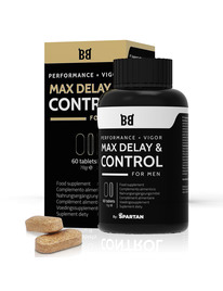 black bull - max delay control mÁximo rendimiento para hombre 60 cÁpsulas