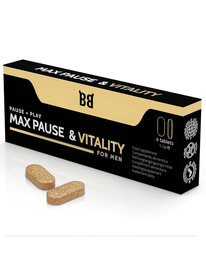 black bull - max pause vitality retardant for men 4 capsules