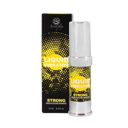 secretplay - liquid vibrator stimulator unisex strong 15 ml