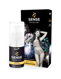 Vibrador Líquido Coquette Pulse Gel Morango 15 ml