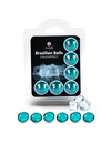 secretplay - set 6 brazilian balls efecto frio