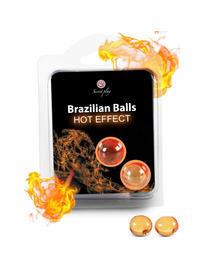 2x Bolas Brasileiras SecretPlay Efeito Quente