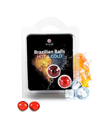 secretplay - brazilian balls efecto calor frio 2 unidades