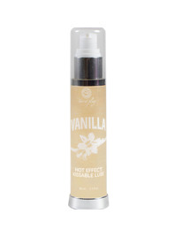 secretplay - lubricante 2-1 efecto calor vainilla 50 ml