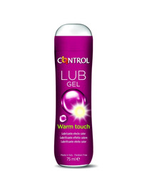 control - lub gel lubricante efecto calor 75 ml