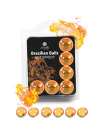 6x Bolas Brasileiras SecretPlay Efeito Quente