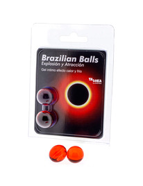 taloka - 2 brazilian balls hot cold effect exciting gel
