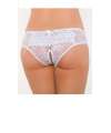 Briefs in Lace with Open Black or White 176059