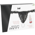Tanga Intt Preta com Pérolas e Lubrificante 50 ml