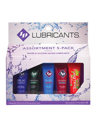 id juicy lube - surtido 5x lubricante tube pack 12 ml