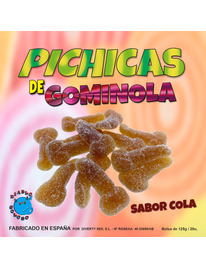 diablo goloso - pichitas de gominola cola
