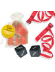 inedit - kit bag organza ties red
