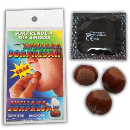diablo picante - three hazelnuts with a surprise preservative