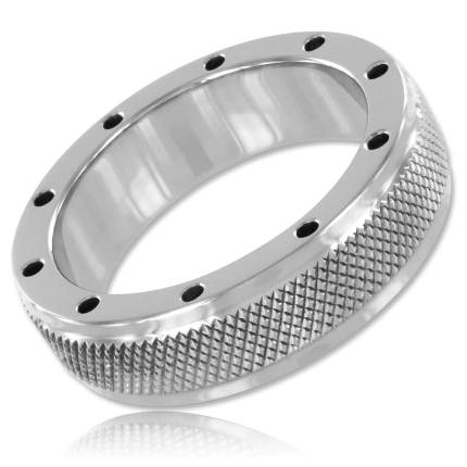 metal hard - metal ring for penis and testicles 50mm