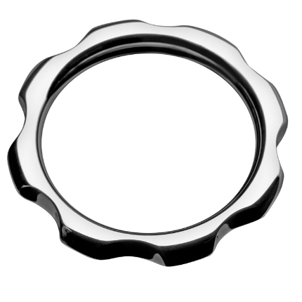 metal hard - anillo torque metal para pene y testiculos 50mm