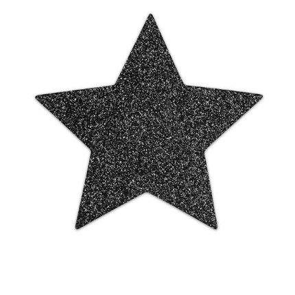 bijoux - indiscrets pezoneras flash estrella negro
