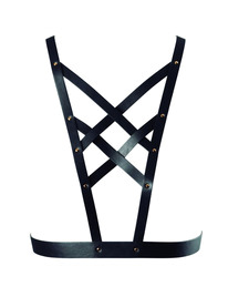 Harness Bijoux Halter Cruzado Preto