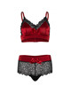 leg avenue - 2 pieces set black and red s/m