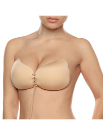 bye-bra - lace-it realzador push-up beige copa a