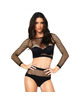 Leg avenue - set dos piezas manga larga en red talla unica