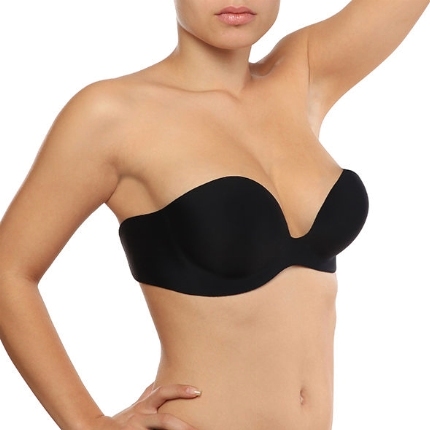 bye-bra - gala bra cup d black