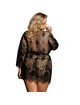 Robe Subblime Cassie Preto Plus Size