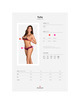 Obsessive - tulia bra thong crotchless l/xl