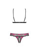Obsessive - tulia bra thong crotchless l/xl