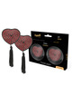 Tapa Mamilos Coquette Preto & Vermelho