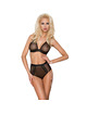 me-seduce - gloria set black s/m