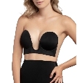 bye-bra - bra without handles shape u black cup a