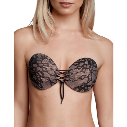 bye-bra - bra adhesive interlaced embroidery cup a