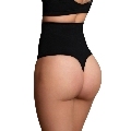 bye-bra - faja sin costuras estilo tanga negro talla s