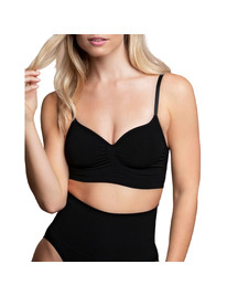 Soutien Bye-bra Sem Costura Medium Control Preto
