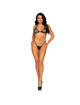 leg avenue - fishnet bikini top and g-string one size
