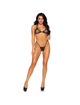 leg avenue - fishnet bikini top and g-string one size