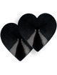 coquette chic desire - cubre pezones corazones negros