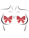 leg avenue - bows nipple covers one size