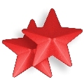 ohmama fetish red star nipple covers