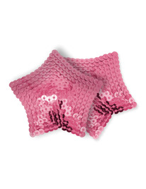 Tapa Mamilos OhMama Estrela Lantejoula Rosa