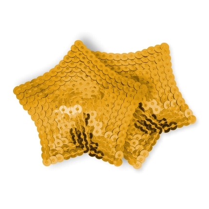ohmama fetish - golden sequined star nipples covers