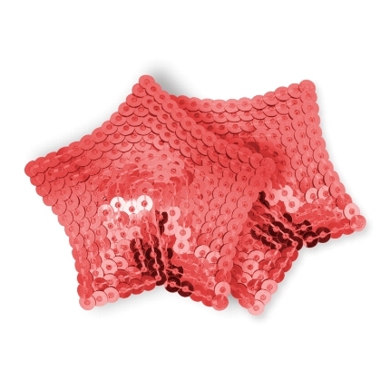 ohmama fetish - red sequined star nipples covers