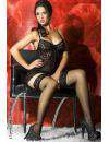 Babydoll Atraente Preto Chilirose,160030