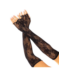 Luvas Leg Avenue Floral Sem Dedos