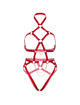 Harness de Corpo Leg Avenue Vermelho
