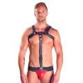 Extensão de Harness Mister B Couro Preto