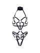 Harness de Corpo Leg Avenue Couro Sintético Preto