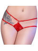chilirose - cr 4387 panties rojo s/m